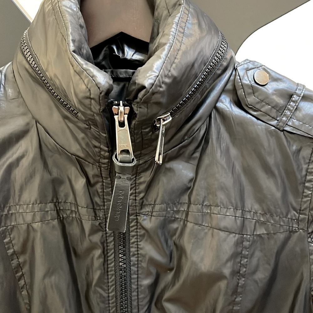 Black Mackage packable windbreaker jacket coat XS - Picture 2 of 6